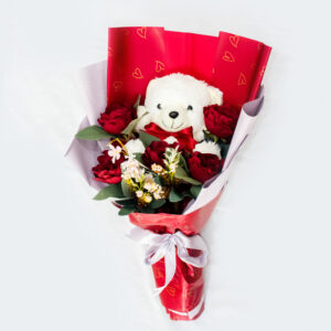 Sweet Kisses Teddy Bunch