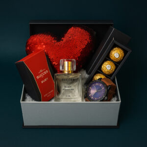 Crimson Luxe Gift Box for Him