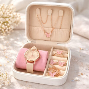 Blush Butterfly Jewellery Box